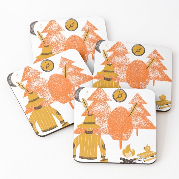 Item preview, Cozy Autumn Camping in the Forest designed and sold by CocoPeak.