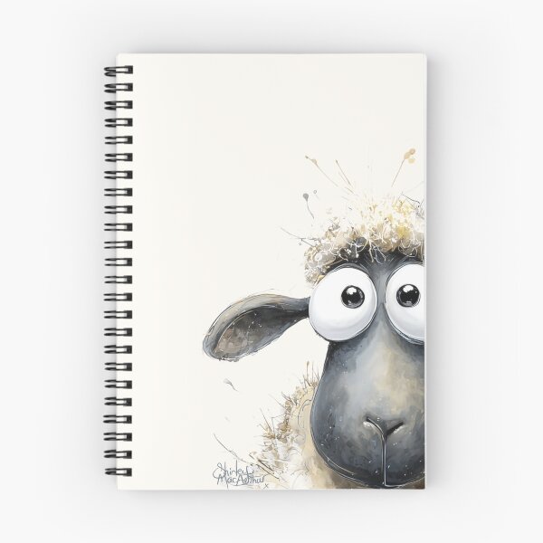 Item preview, Gorgeous Sheep ' Nosey Fluff Berry’ BY SHiRLeY MacARTHuR designed and sold by Shirley MacArthur Art.