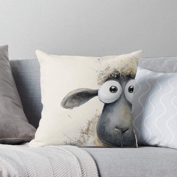 Item preview, Gorgeous Sheep ' Nosey Fluff Berry’ BY SHiRLeY MacARTHuR designed and sold by Shirley MacArthur Art.