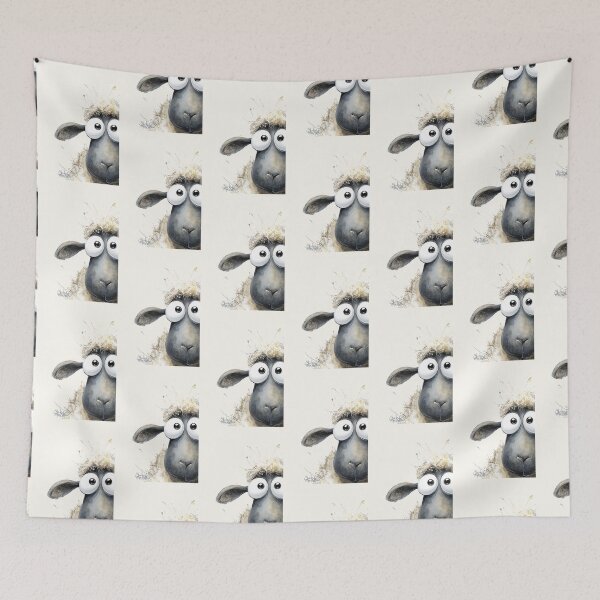 Item preview, Gorgeous Sheep ' Nosey Fluff Berry’ BY SHiRLeY MacARTHuR designed and sold by Shirley MacArthur Art.