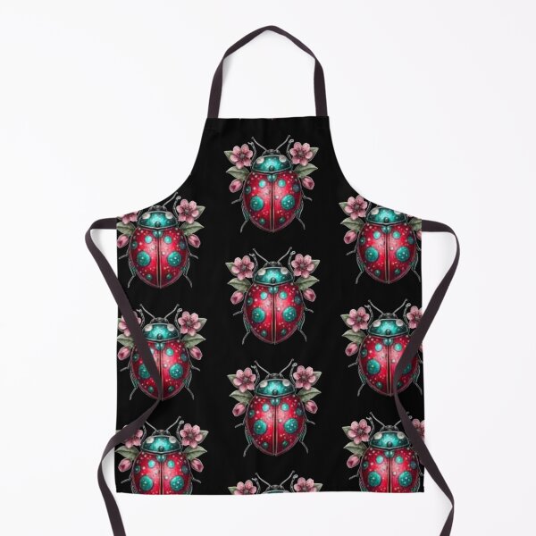 Item preview, Colorful Ladybug with Flowers designed and sold by hrendika.