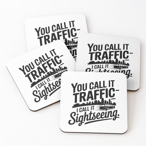 Item preview, You Call It Traffic I Call It Sightseeing | Funny Bus Enthusiast Transit  designed and sold by CuteDesignables.