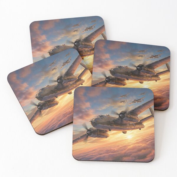 Item preview, B-24 Liberator Sunset Silhouette designed and sold by Airpower Art.