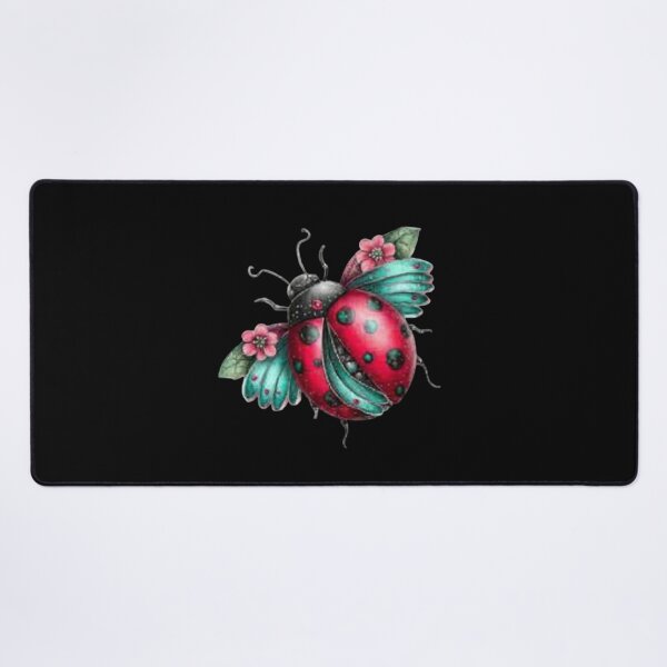 Item preview, Colorful Ladybug with Floral Details designed and sold by hrendika.