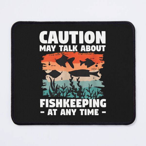 Item preview, Caution May Talk About Fishkeeping Retro Sunset designed and sold by hurychshomonj.