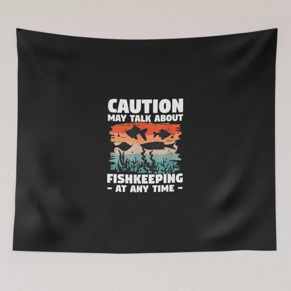 Item preview, Caution May Talk About Fishkeeping Retro Sunset designed and sold by hurychshomonj.