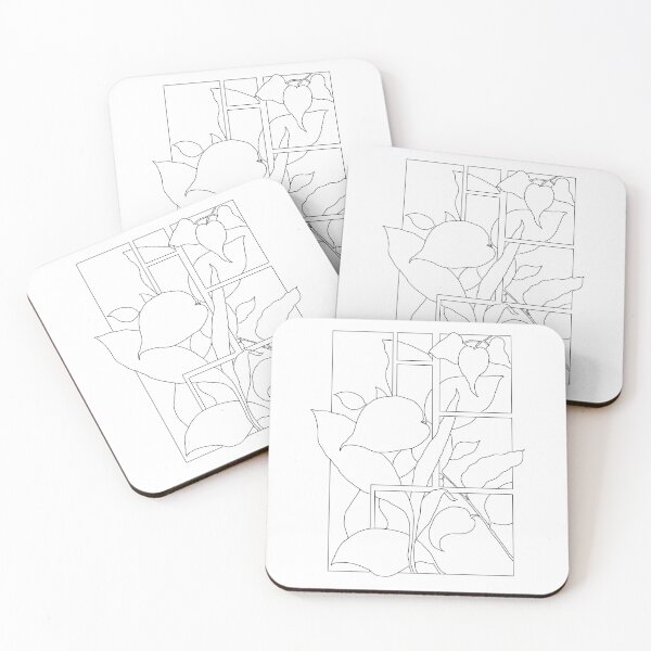 Item preview, Minimalist Botanical Line Art Windows designed and sold by laxmanrajart.