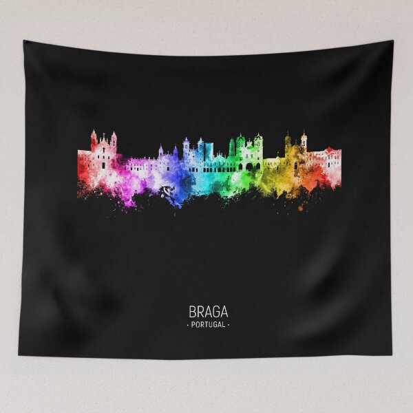 Item preview, Braga Portugal Skyline designed and sold by ArtPrints.