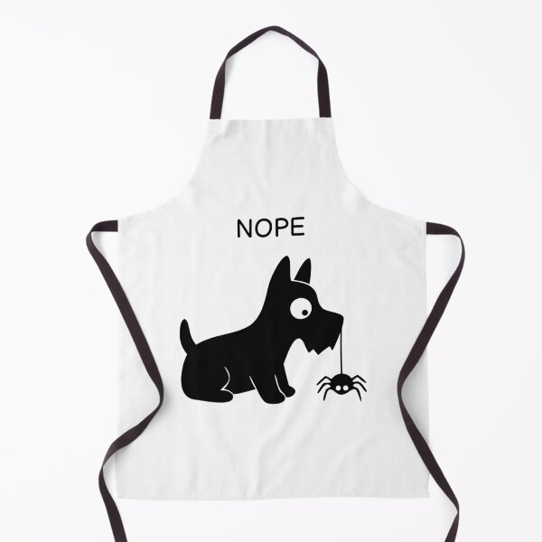 Item preview, Nope funny scottie dog halloween designed and sold by FUEGO & NOX.