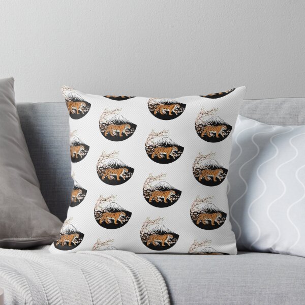 Item preview, A tiger walking leisurely at the foot of Mt. Fuji. designed and sold by derideriworks.