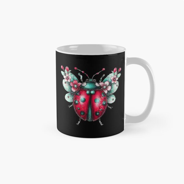 Item preview, Floral Winged Ladybug designed and sold by hrendika.