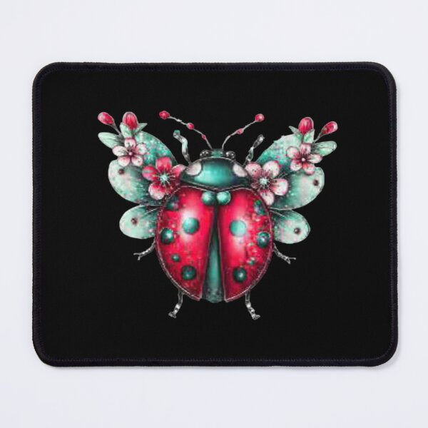 Item preview, Floral Winged Ladybug designed and sold by hrendika.