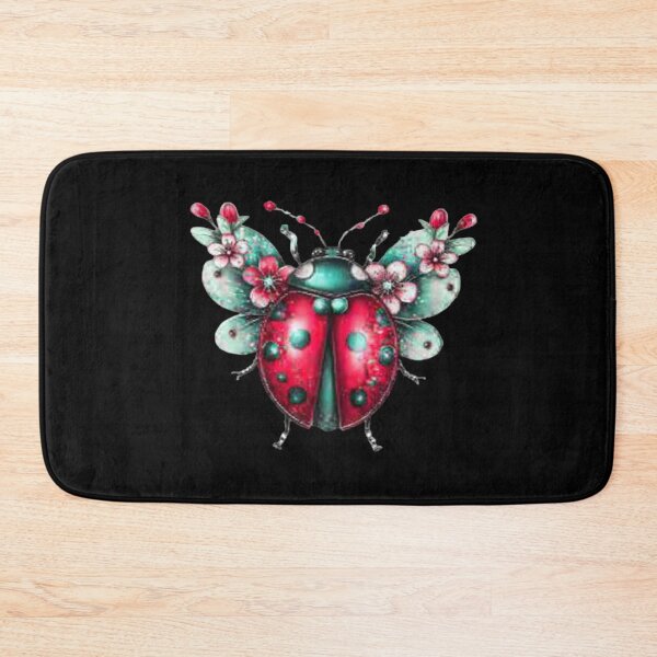 Item preview, Floral Winged Ladybug designed and sold by hrendika.