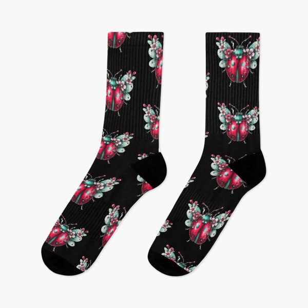 Item preview, Floral Winged Ladybug designed and sold by hrendika.