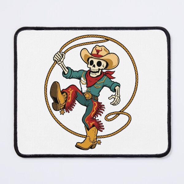 Item preview, Dancing Cowboy Skeletons Wild West Halloween Design designed and sold by JansenGS.