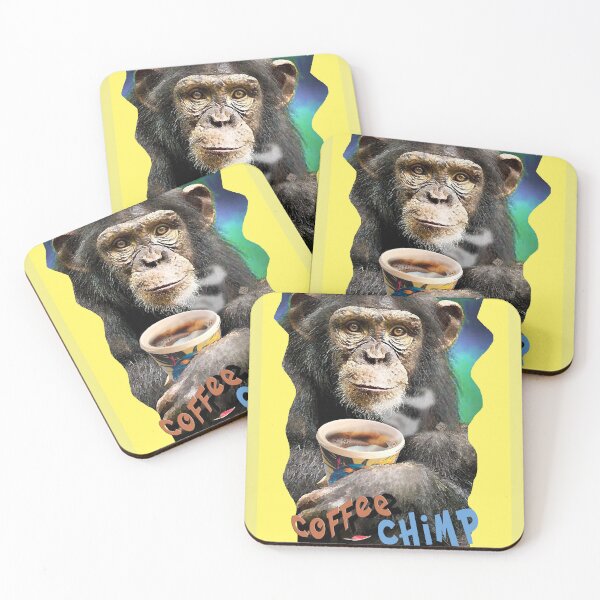 Item preview, Coffee Chimp - Monkey (by ACCI) designed and sold by VanyssaGraphics.