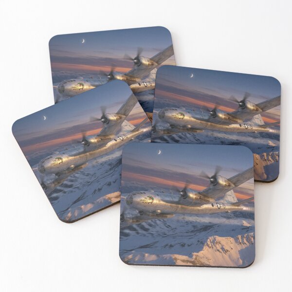 Item preview, B-29 Superfortress Over Snowy Peaks designed and sold by Airpower Art.