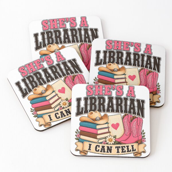 Item preview, She's A Librarian I Can Tell Western Funny Back to School designed and sold by WeirdlyMild.