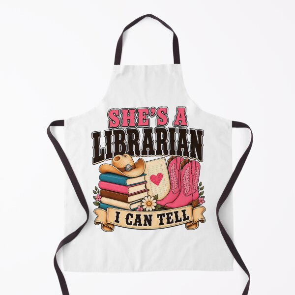 Item preview, She's A Librarian I Can Tell Western Funny Back to School designed and sold by WeirdlyMild.