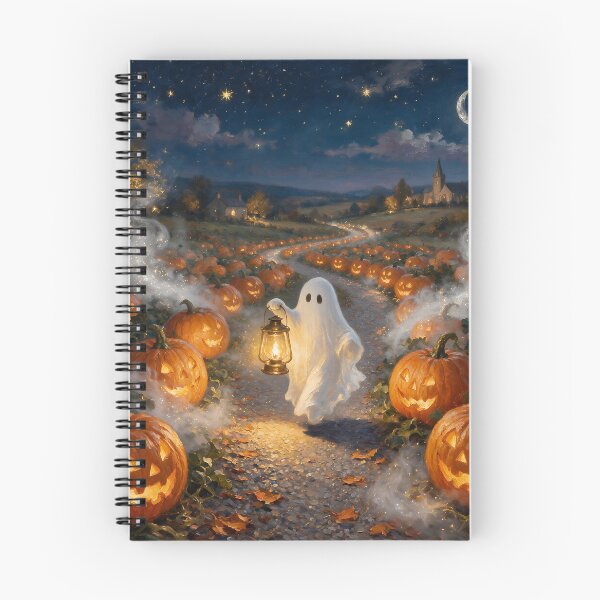 Item preview, Enchanted Halloween Ghost Pumpkin Path designed and sold by cr6zym1nd.