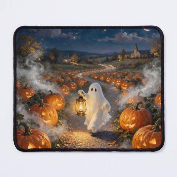 Item preview, Enchanted Halloween Ghost Pumpkin Path designed and sold by cr6zym1nd.