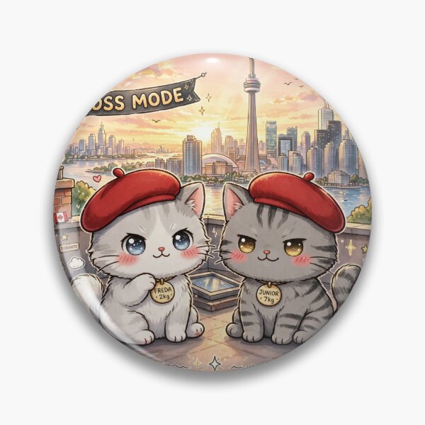 Item preview, Toronto Boss Mode - Freda and Junior Sunset at CN Tower designed and sold by MAISON SYLVIE.