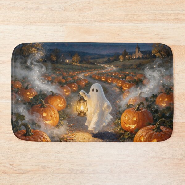 Item preview, Enchanted Halloween Ghost Pumpkin Path designed and sold by cr6zym1nd.