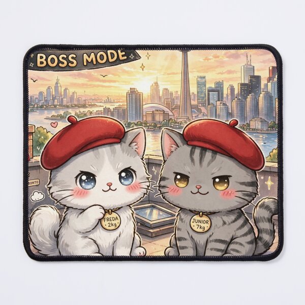 Item preview, Toronto Boss Mode - Freda and Junior Sunset at CN Tower designed and sold by MAISON SYLVIE.