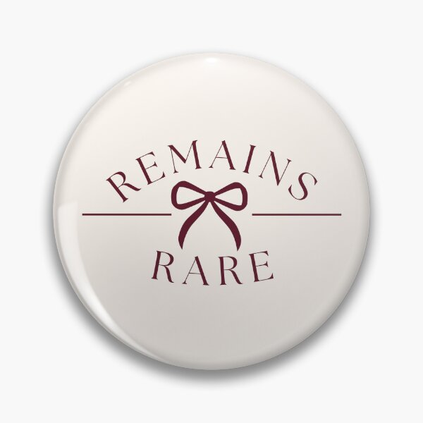 Item preview, Remains Rare | Burgundy Ribbon Bow & Arched Serif Typography designed and sold by Sparkle First Co..
