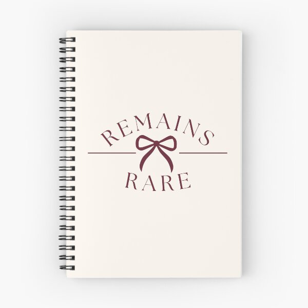 Item preview, Remains Rare | Burgundy Ribbon Bow & Arched Serif Typography designed and sold by Sparkle First Co..