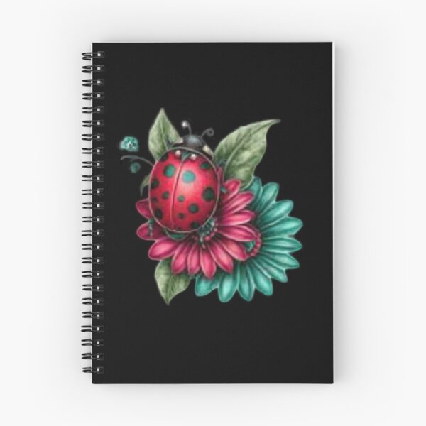Item preview, Ladybug on Colorful Flowers designed and sold by hrendika.