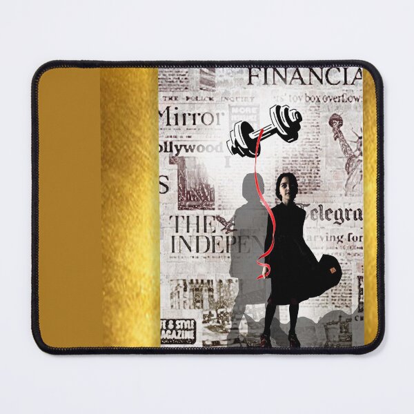 Item preview, Girl With Heavy Balloon (design ACCI) designed and sold by VanyssaGraphics.