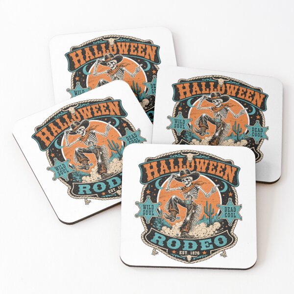 Item preview, Dancing Cowboy Skeletons Wild West Halloween Design designed and sold by JansenGS.