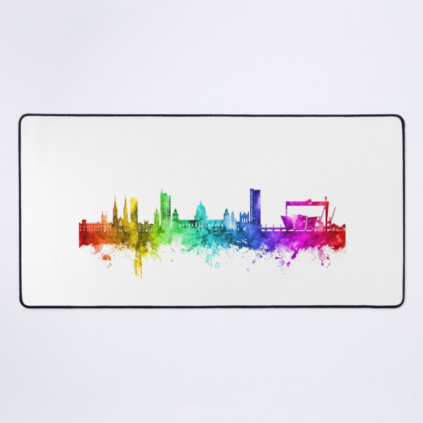 Item preview, Belfast Northern Ireland Skyline designed and sold by ArtPrints.