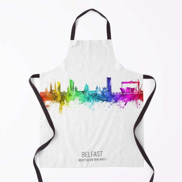 Aperçu de l'œuvre Skyline de Belfast, Irlande du Nord créée et vendue par ArtPrints.