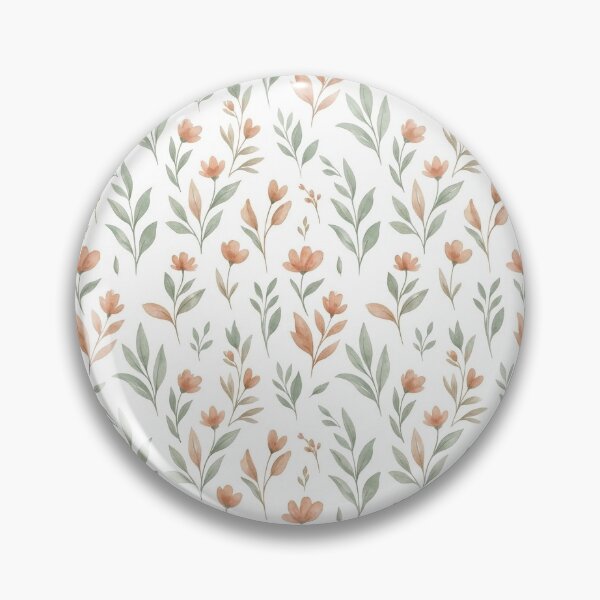 Item preview, Watercolor Boho Floral Pattern - Sage Leaves and Terracotta designed and sold by conamor-bymel.