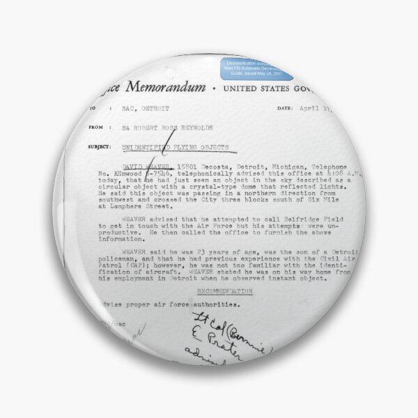 Item preview, UFO - DECLASSIFIED 65_hs1-101634279_100-de-26505_page9 designed and sold by CG17s.