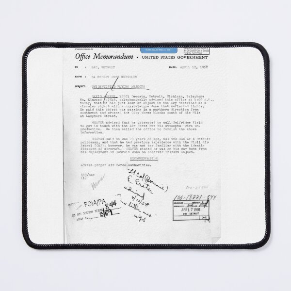Item preview, UFO - DECLASSIFIED 65_hs1-101634279_100-de-26505_page9 designed and sold by CG17s.
