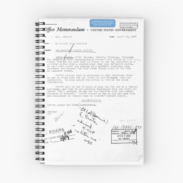Item preview, UFO - DECLASSIFIED 65_hs1-101634279_100-de-26505_page9 designed and sold by CG17s.