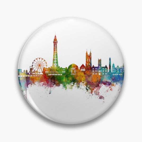 Item preview, Blackpool England Skyline designed and sold by ArtPrints.