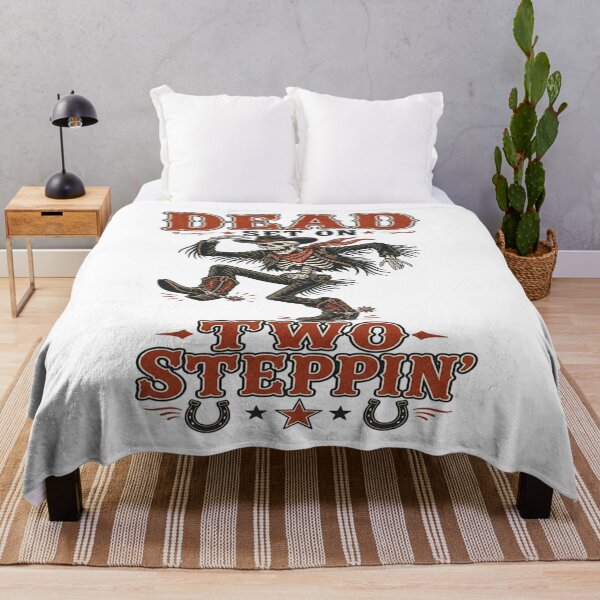 Item preview, Dancing Cowboy Skeletons Wild West Halloween Design designed and sold by JansenGS.