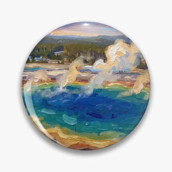 Item preview, Grand Prismatic Spring Yellowstone designed and sold by RedPeaStudio.