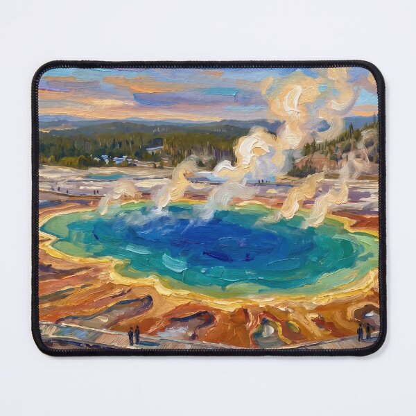 Item preview, Grand Prismatic Spring Yellowstone designed and sold by RedPeaStudio.
