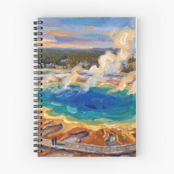 Item preview, Grand Prismatic Spring Yellowstone designed and sold by RedPeaStudio.