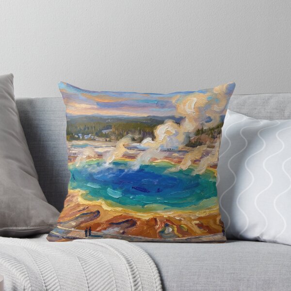 Item preview, Grand Prismatic Spring Yellowstone designed and sold by RedPeaStudio.