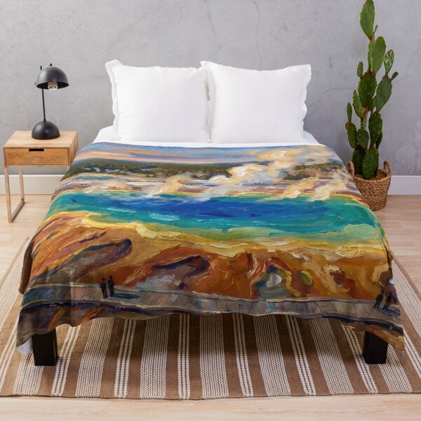 Item preview, Grand Prismatic Spring Yellowstone designed and sold by RedPeaStudio.