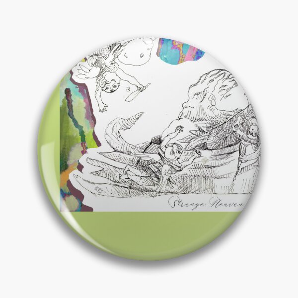 Item preview, Strange Heaven - Big Creation (ink drawing by ACCI) designed and sold by VanyssaGraphics.