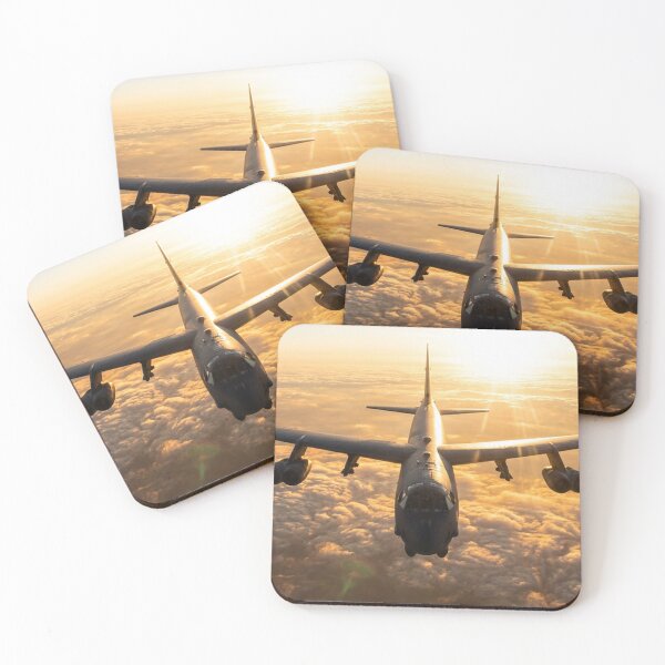 Item preview, B-52 Bomber Flying Above Golden Clouds designed and sold by Airpower Art.