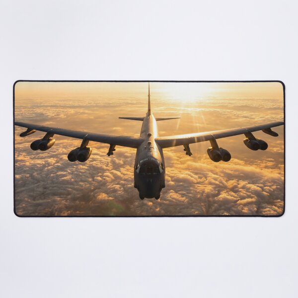 Item preview, B-52 Bomber Flying Above Golden Clouds designed and sold by Airpower Art.