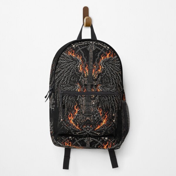 Item preview, Flaming Angel Wing Electric Guitar Design designed and sold by Rama KLK.